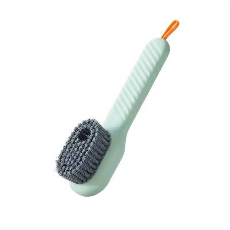 Dispensing Scrubber with Handle Shoe Brush- Pack Of 2