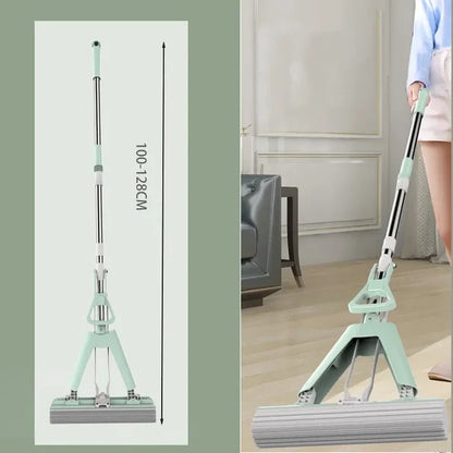 Multi-Purpose Foldable Floor Cleaning Squeeze Mop Wiper