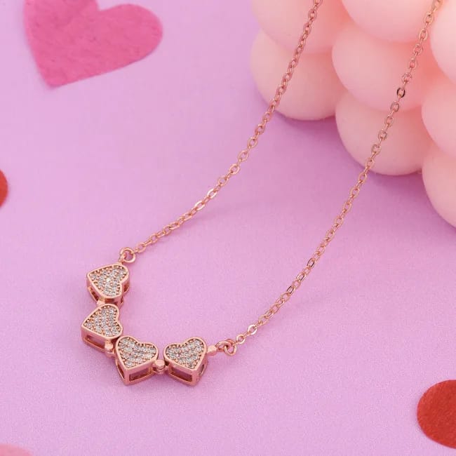 TWO IN ONE MAGNET HEART NECKLACE