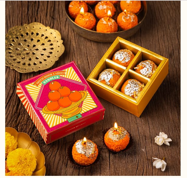 MOTICHOOR LADDOO CANDLES