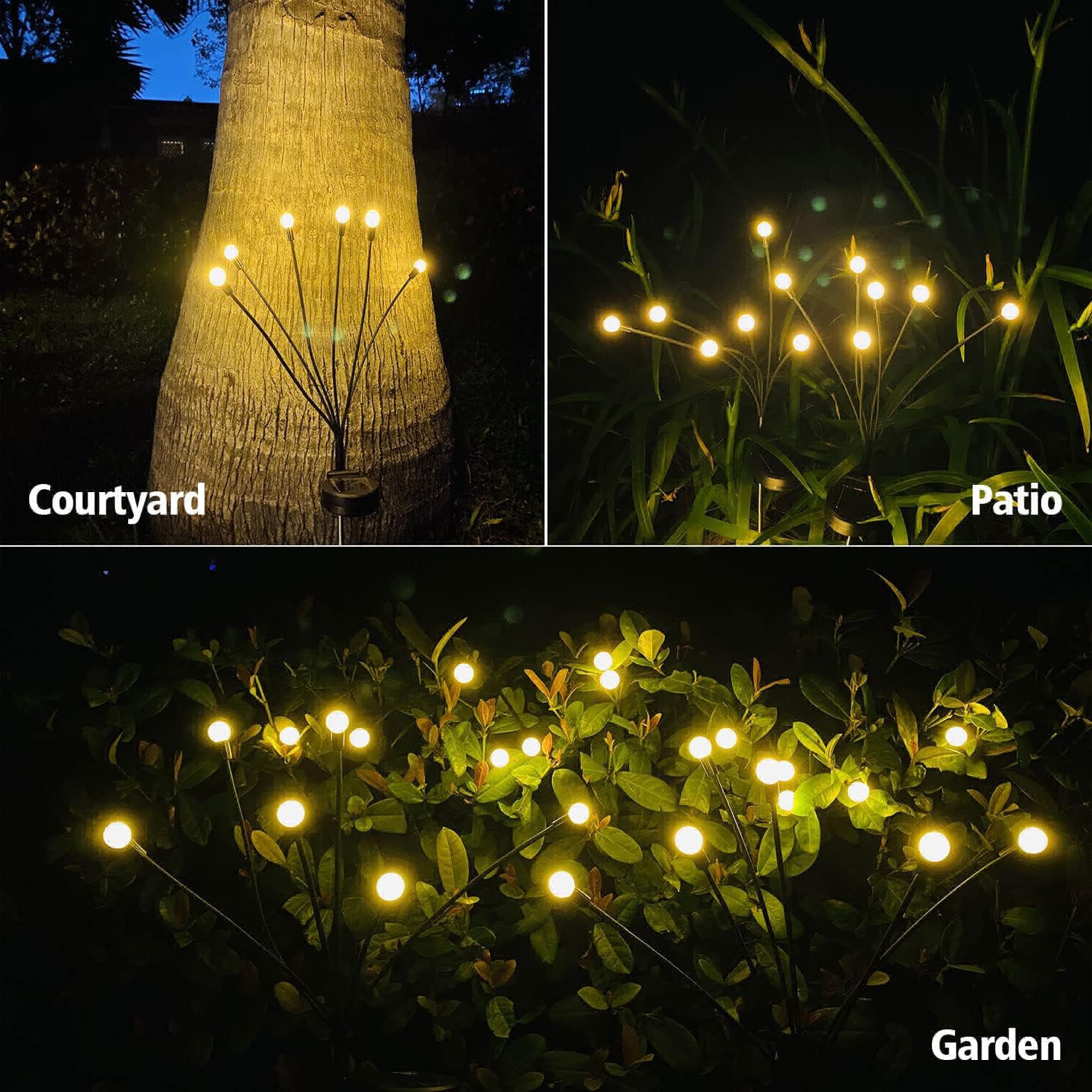 Unique Solar Powered Outdoor Garden Lights